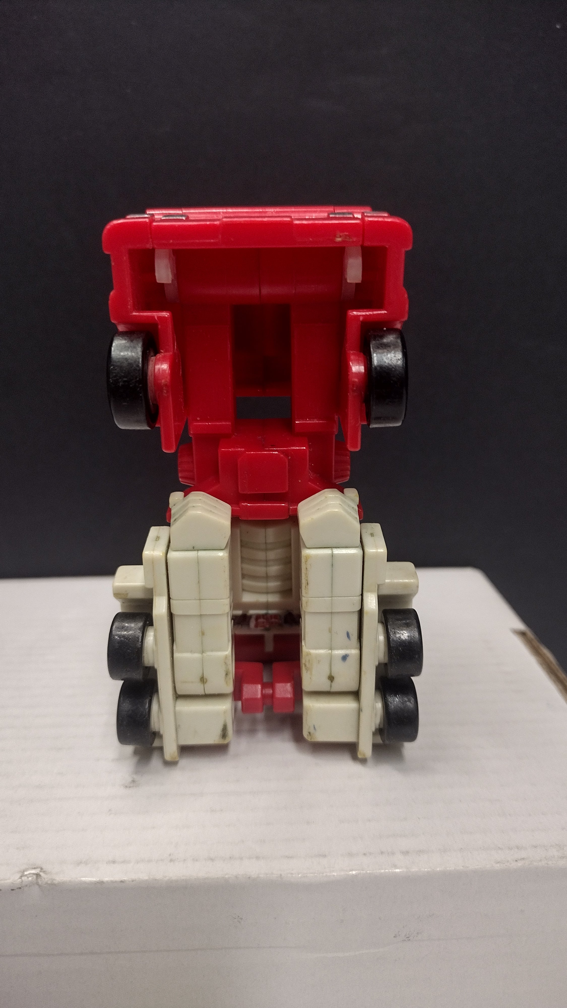 Vintage 1987 G1 Transformers: Targetmasters Quickmix Action Figure – Loose Autobot (Non-Mint / Parts & Restoration / Missing Targetmasters)