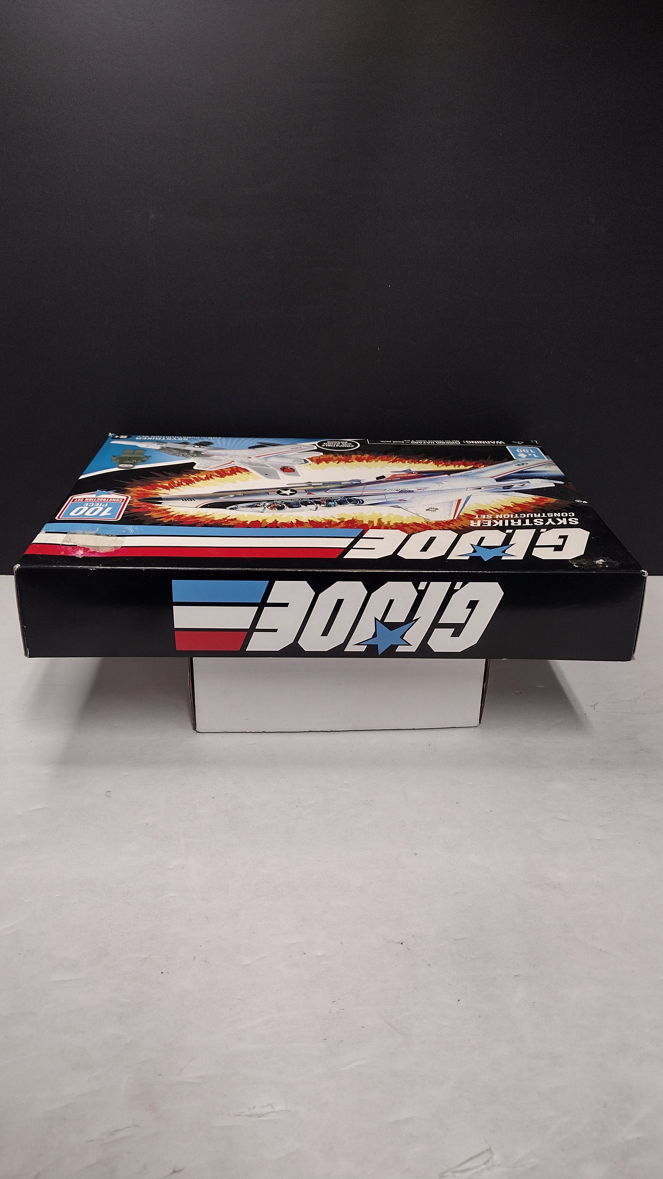G.I. Joe Hasbro Skystriker Construction Block Set (Model GJ3522-02) NIB – Sealed & Complete (Front Corner Sticker Damage)