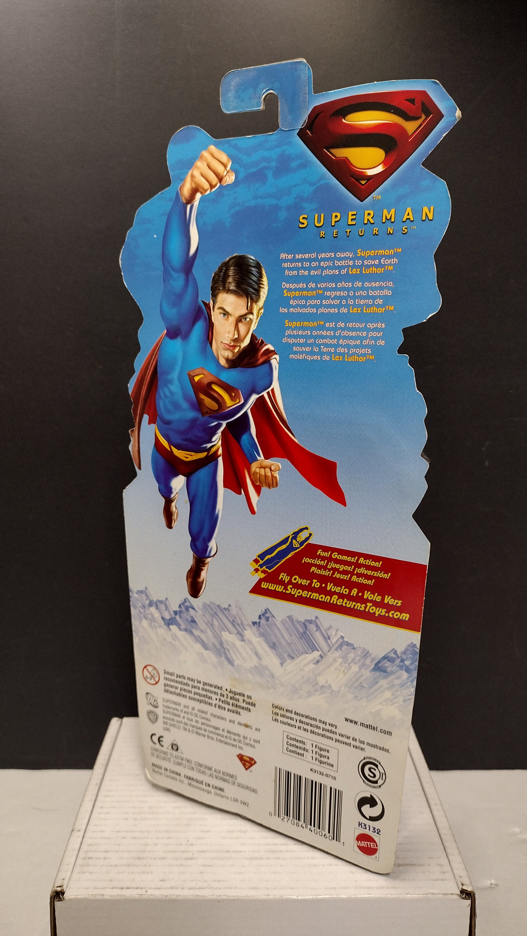 DC Comics Superman Returns Hologram Jor-El 5.5-Inch Action Figure (Mattel 2006 - Sealed on Card)