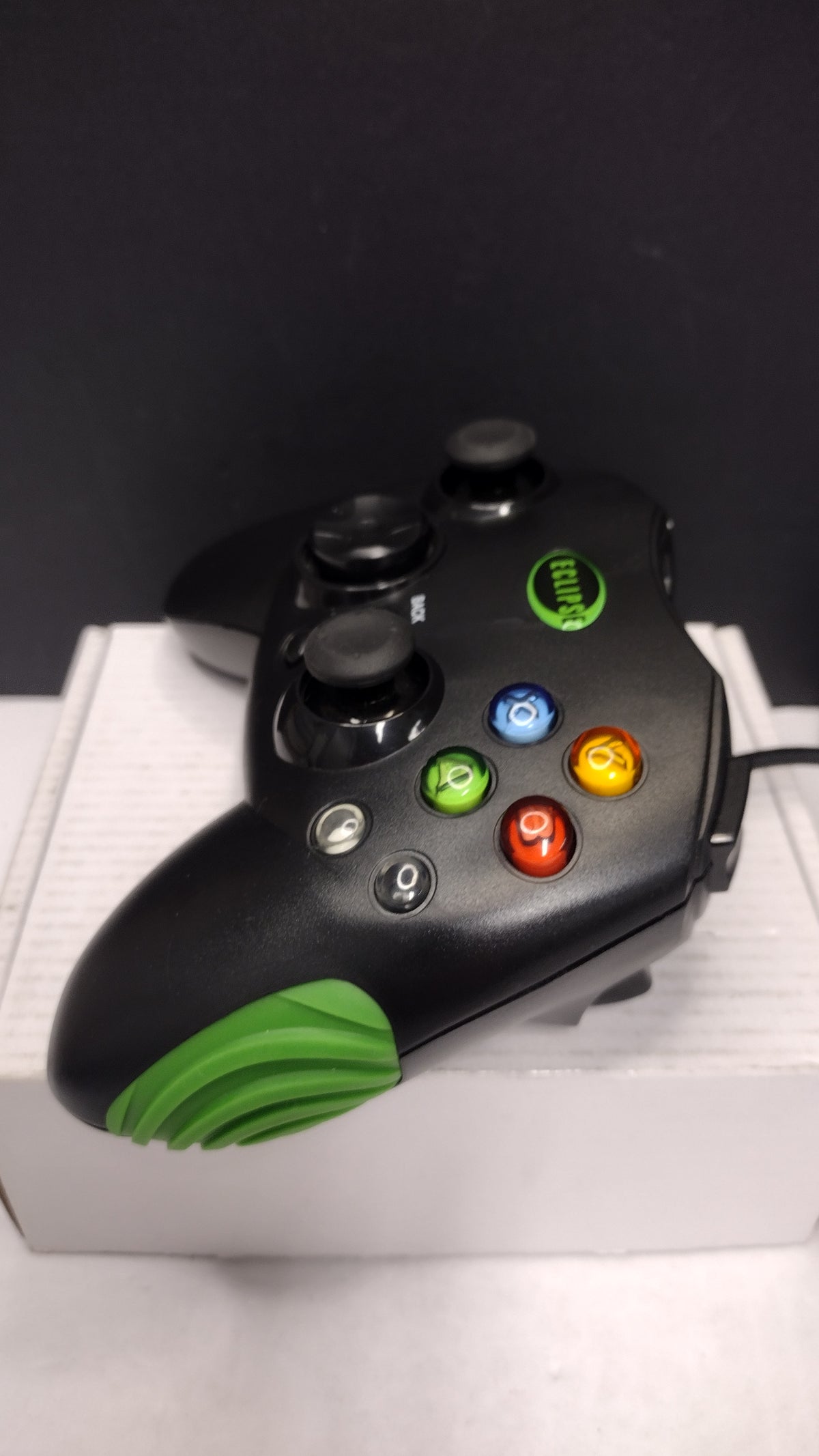 Eclipse Xbox Wired Controller Green Black Original Xbox PL-2023 Tested