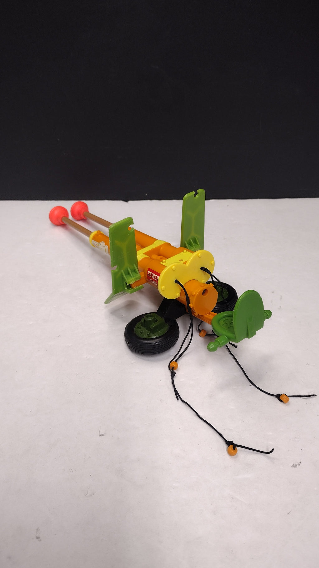 1989 TMNT Double Barreled Plunger Gun- Incomplete-