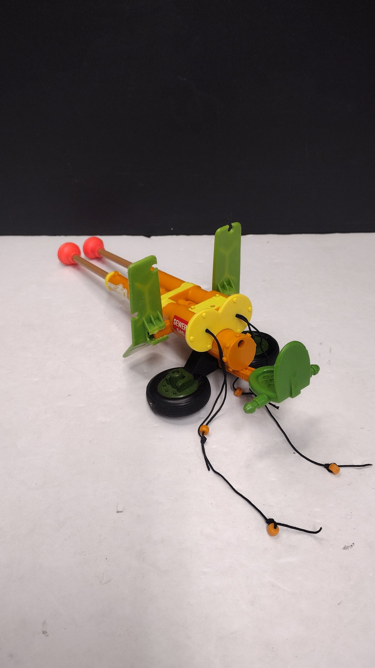 1989 TMNT Double Barreled Plunger Gun- Incomplete-
