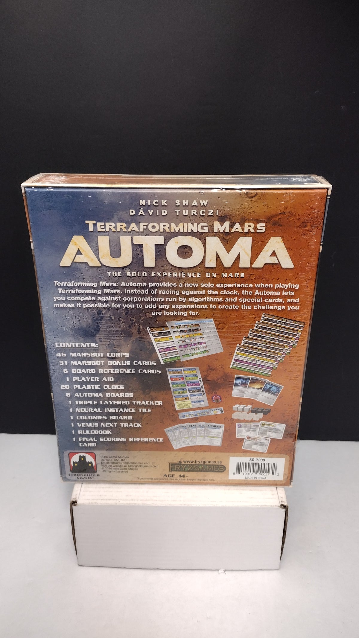 Terraforming Mars Automa Solo Expansion Board Game New Sealed