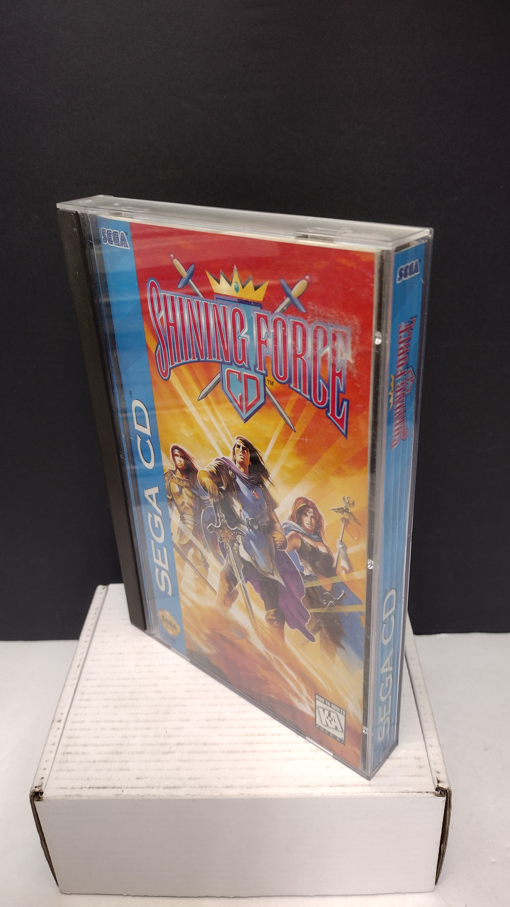 Sega CD Shining Force CD Original Jewel Case & Manual ONLY - No Game Disc