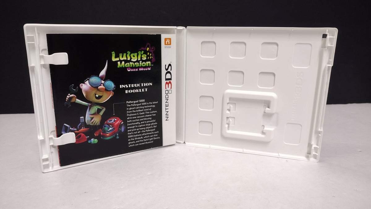 Nintendo 3DS Luigis Mansion Dark Moon Game Case & Manual No Game