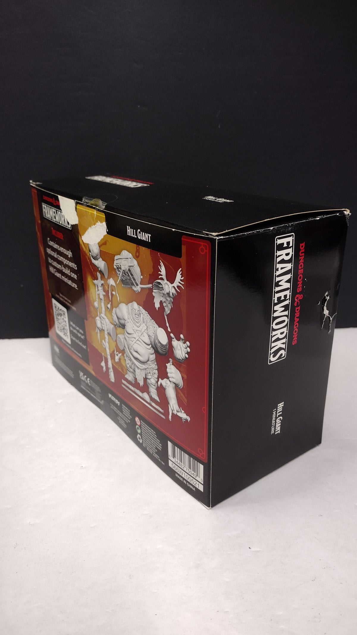 D&D Frameworks Hill Giant Unpainted Model Kit WizKids Open Box Sealed