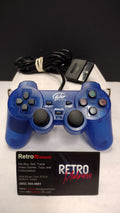 Yobo Gameware- PS1 PS2- (Blue) Analog Controller- Tested