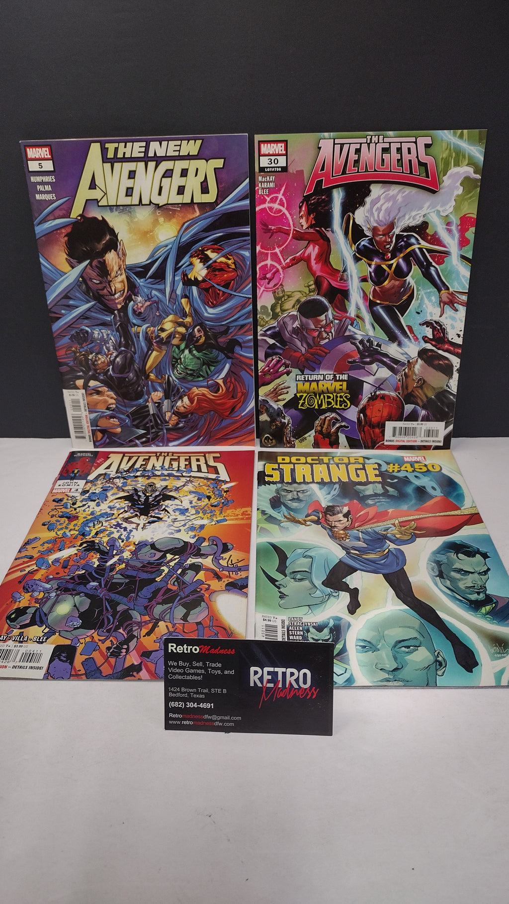 Marvel Comics Modern Era Lot – 4 Book Set - Lot W (Brand New / Unread)