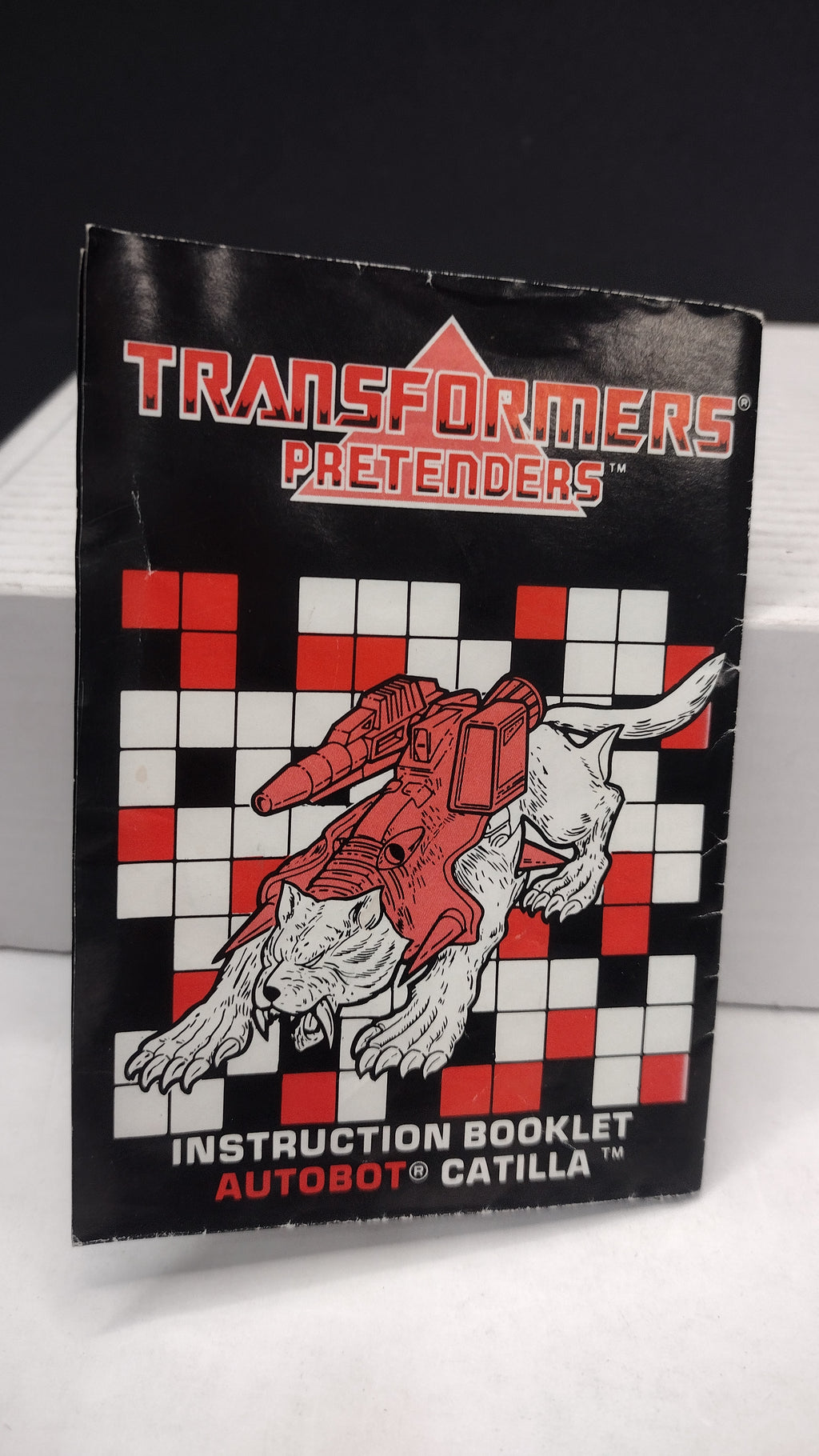 Vintage 1988 Original G1 Transformers Catilla Instruction Booklet