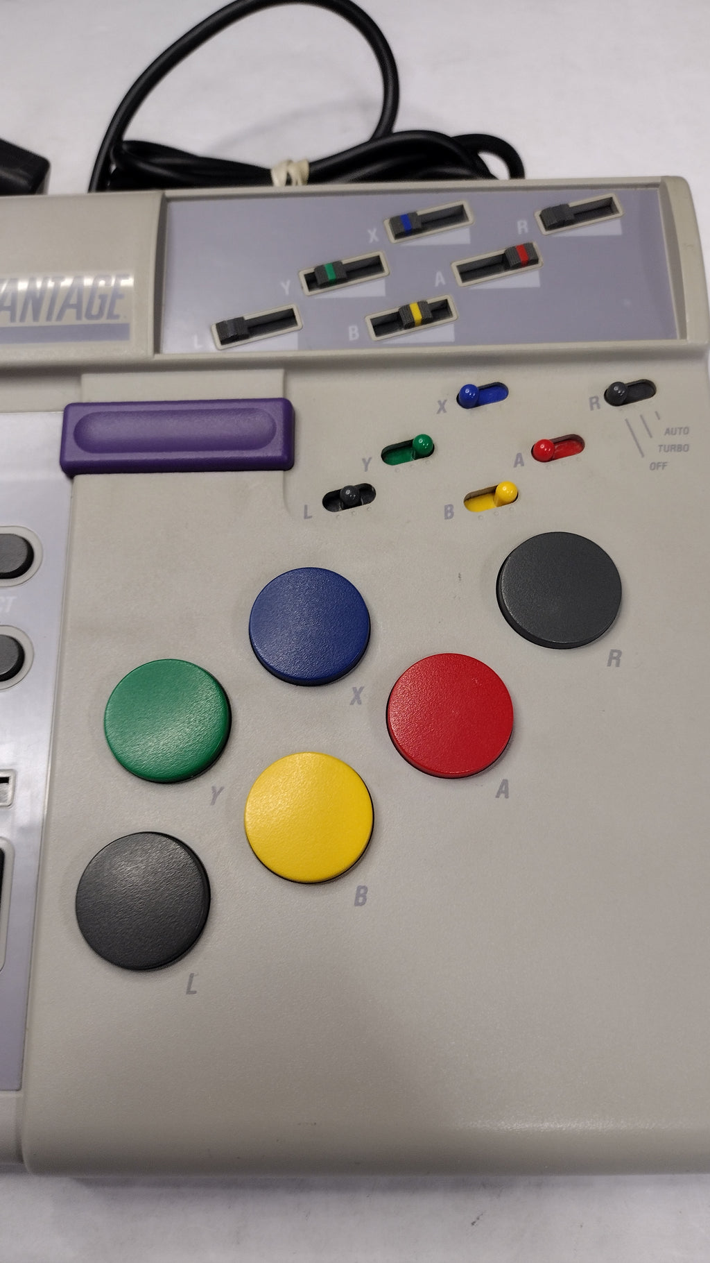 AsciiWare Super Advantage Joystick Controller SNES- Model 4910- OEM Tested