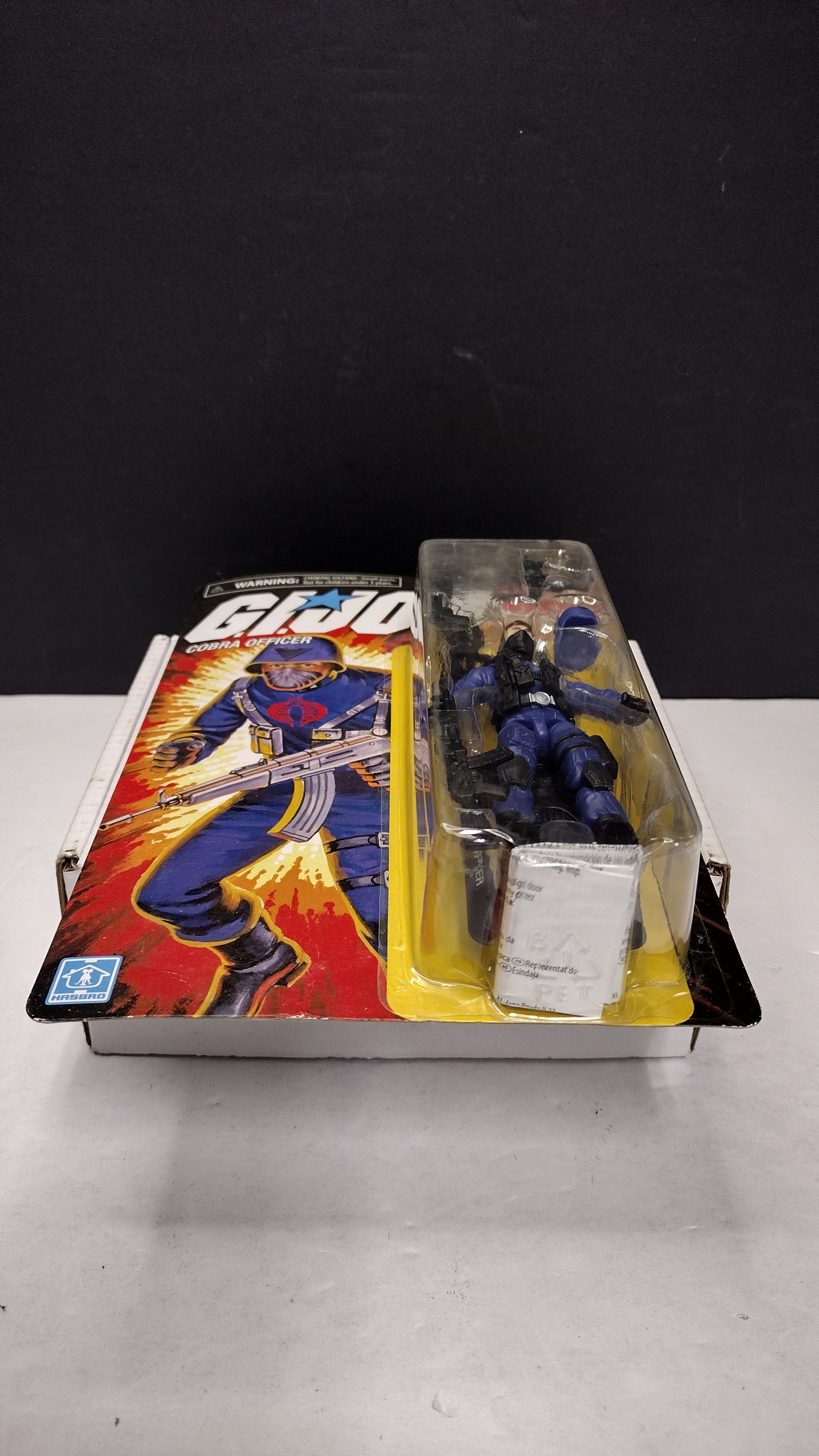 Hasbro G.I. Joe Retro Collection Cobra Officer 3.75" Action Figure (Walmart Exclusive - On Card, Right side Bubble Lift)