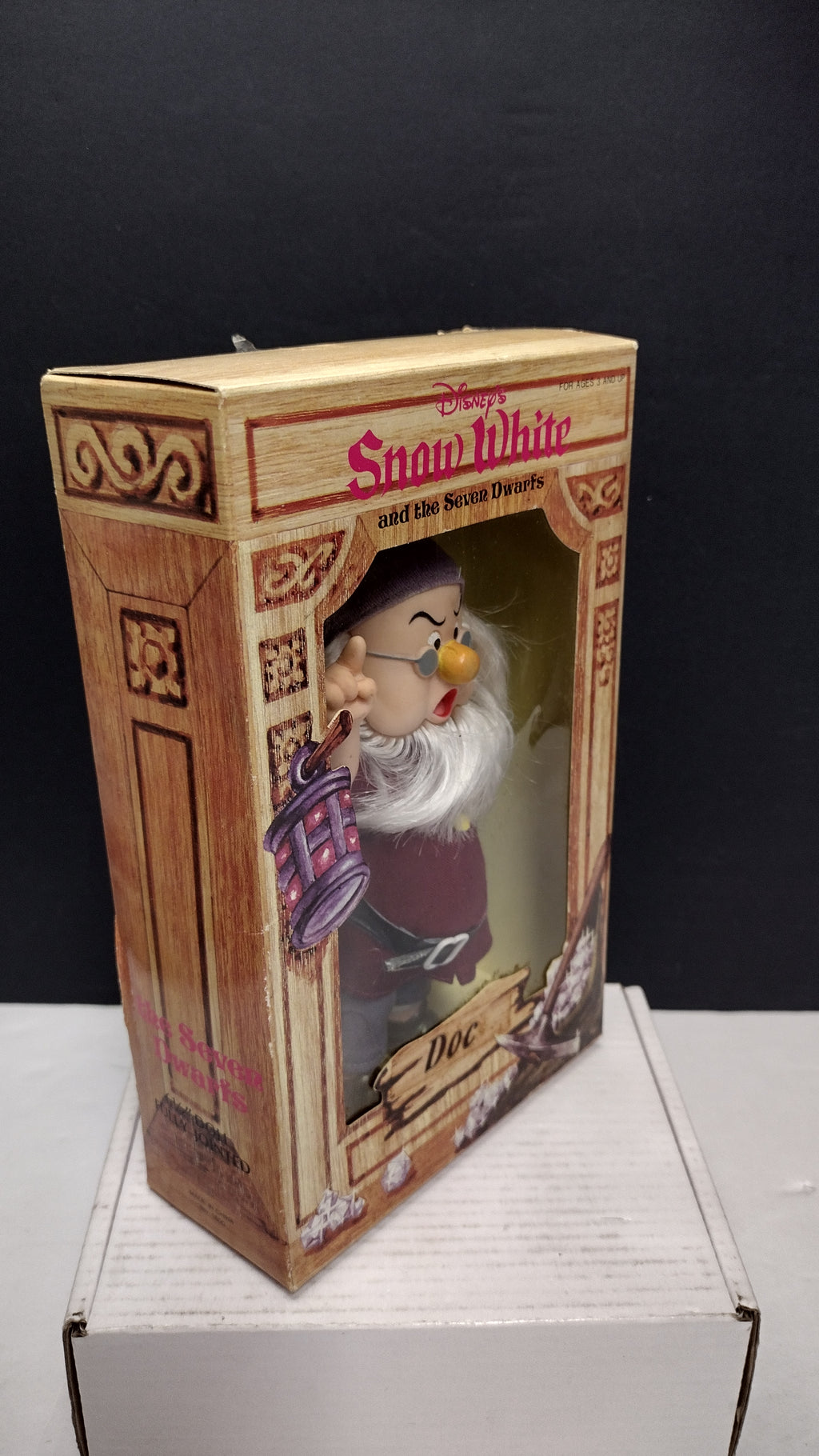 Rare Vintage Bikin Disney Snow White & the Seven Dwarfs "Doc" 6.5-Inch Figure (New in Box / Open Box)