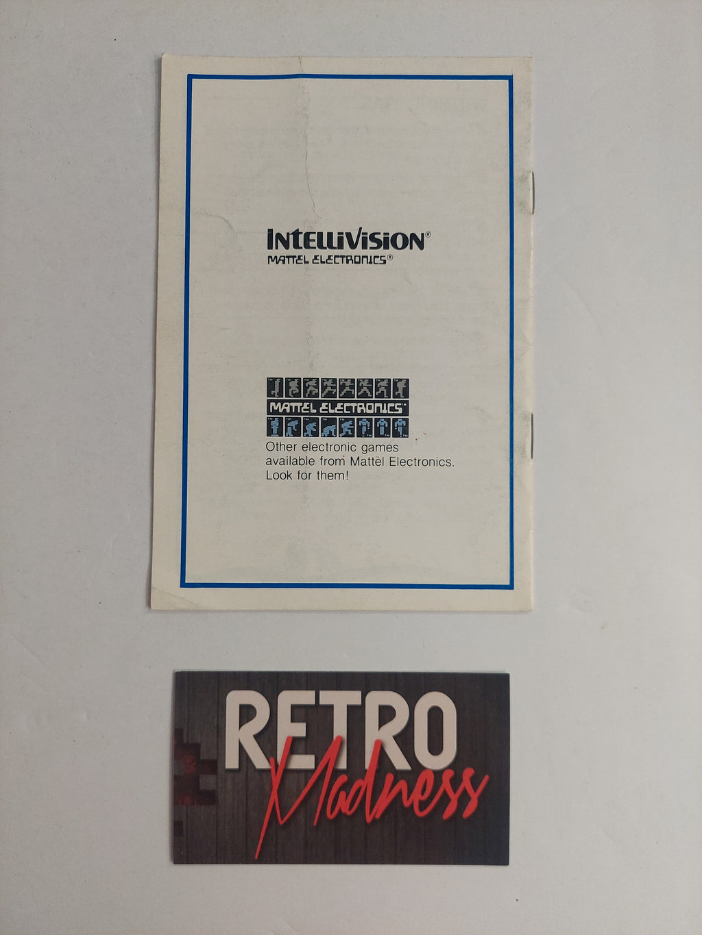 Intellivision 1981 Loco-Motion Manual Cartridge Instructions