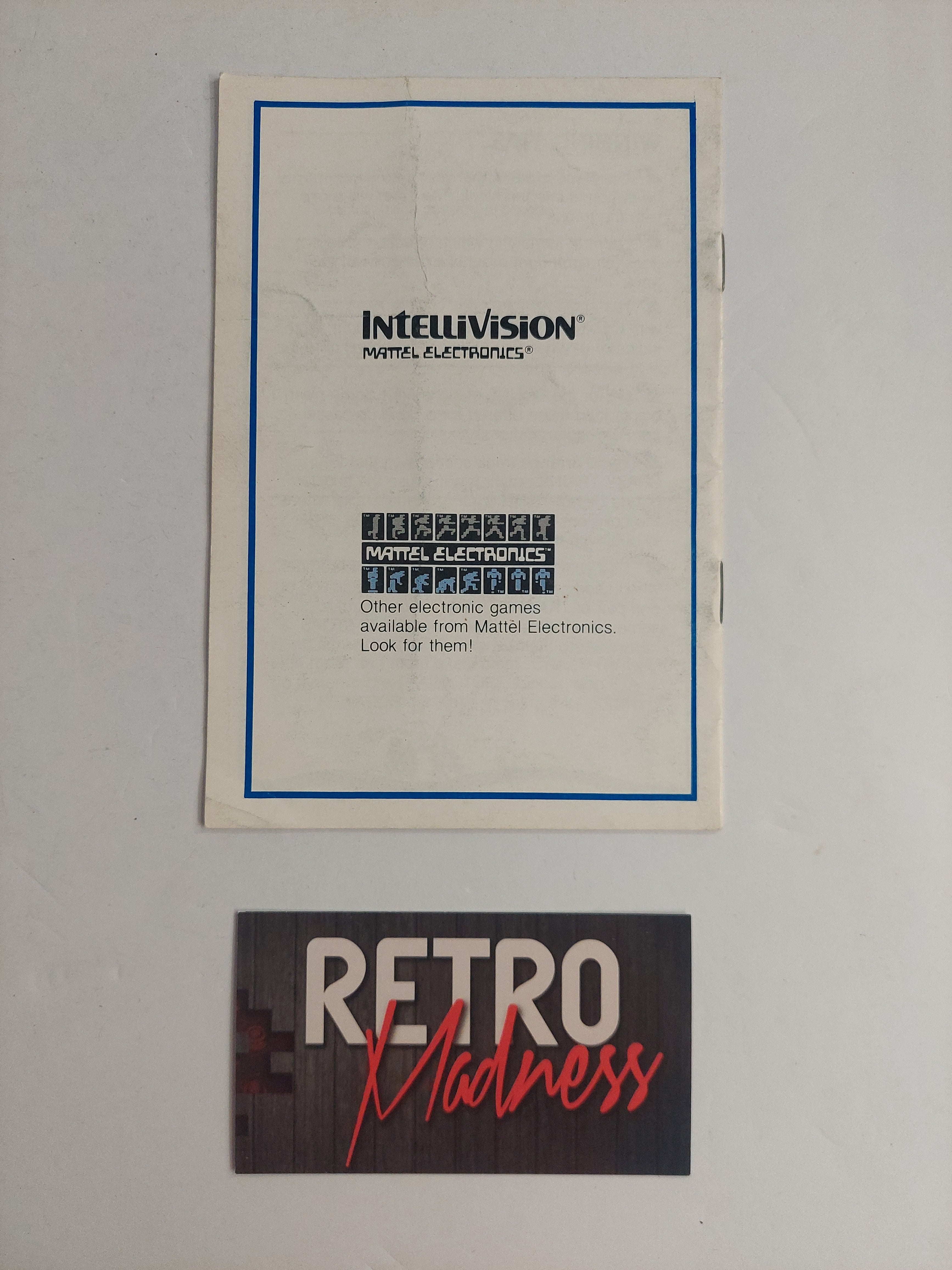 Intellivision 1981 Loco-Motion Manual Cartridge Instructions