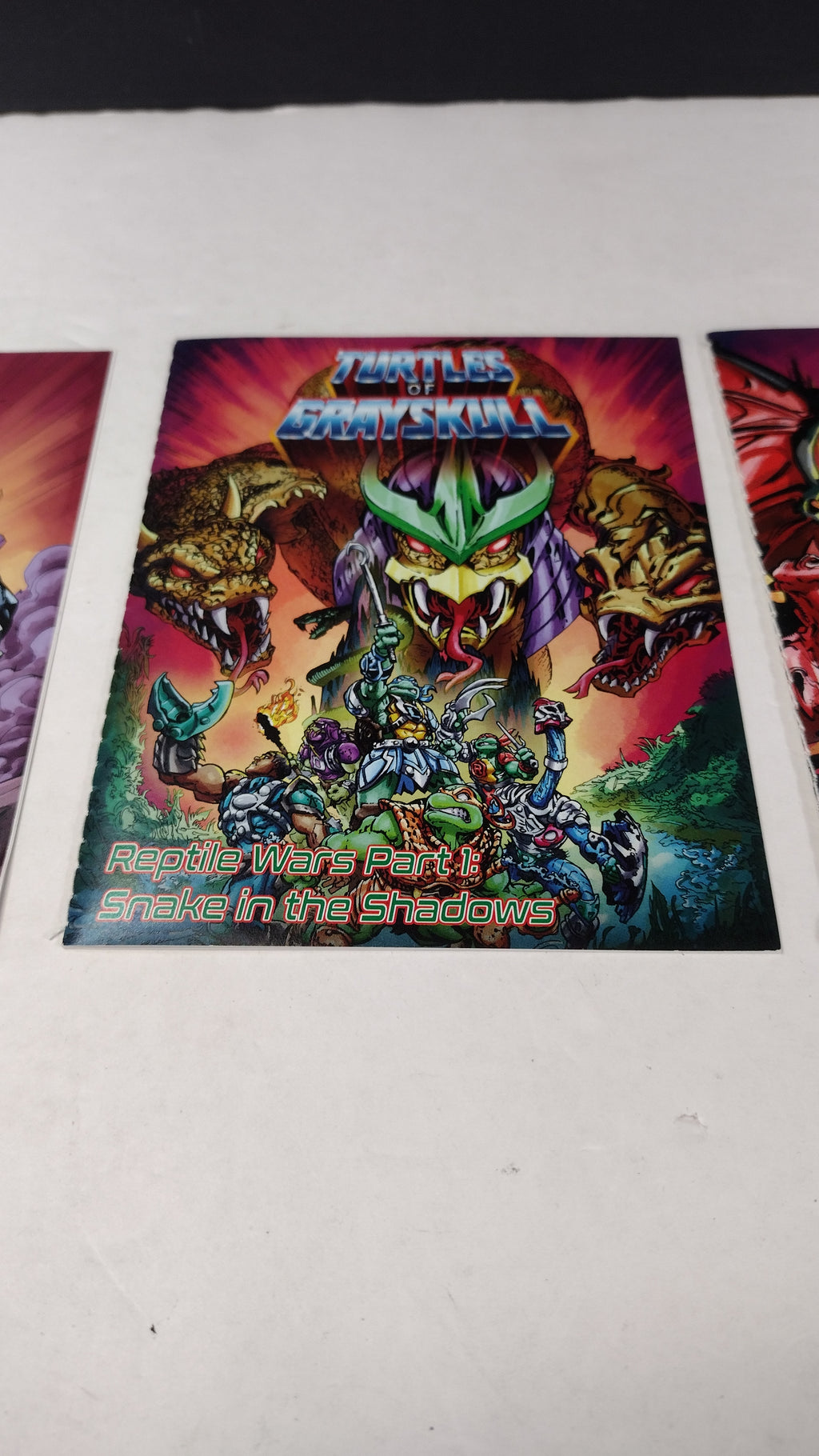 Masters of the Universe Modern Mini Comics Lot of 3 TMNT & Transformers crossover