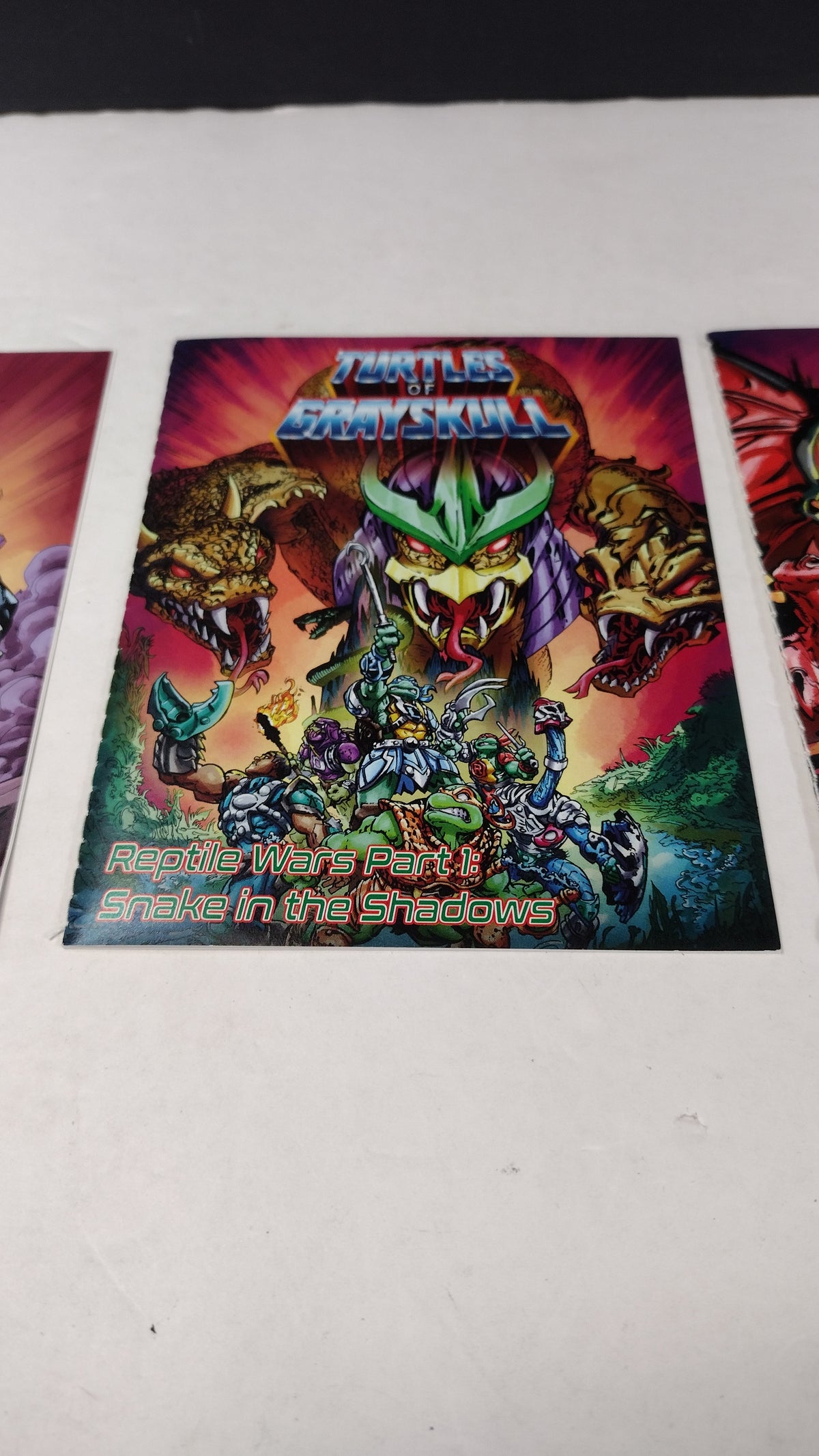 Masters of the Universe Modern Mini Comics Lot of 3 TMNT & Transformers crossover