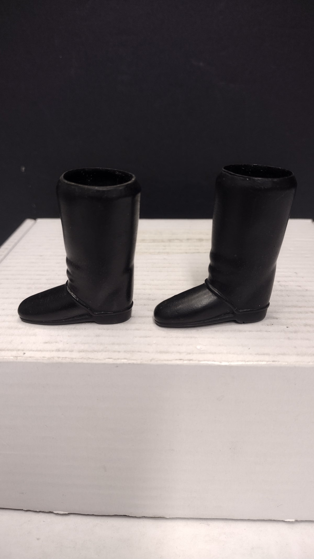 1973 Gabriel Lone Ranger Vintage Black Boots Pair Action Figure Gear