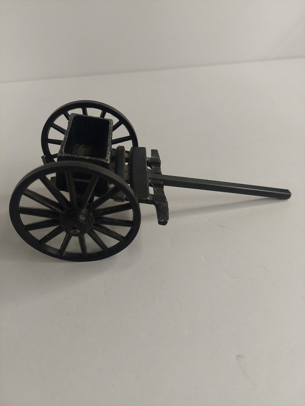 Vintage Military Pull Cart Die Cast Metal