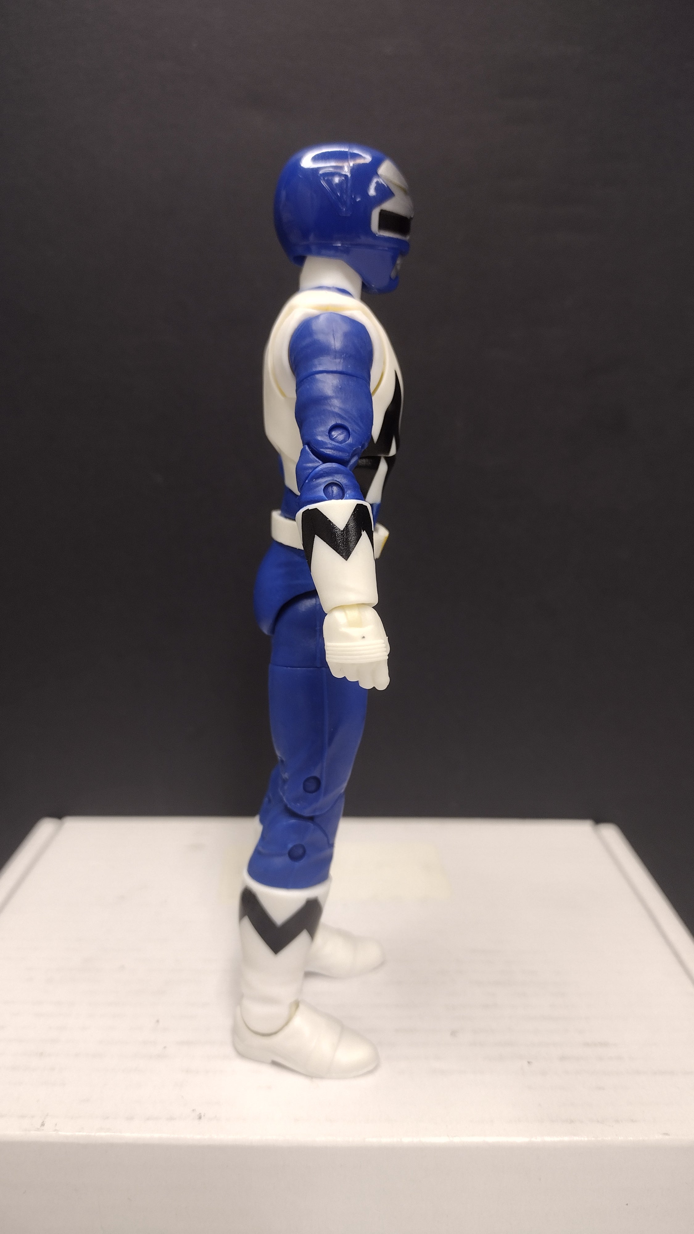 Power Rangers Lightning Collection: Lost Galaxy Blue Ranger 6-Inch Action Figure • Loose & Incomplete (Hasbro)