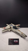 Vintage 1995 Star Wars The Power of the Force X-Wing Fighter Vehicle (Kenner / Tonka - Incomplete / Missing Wing Blasters)