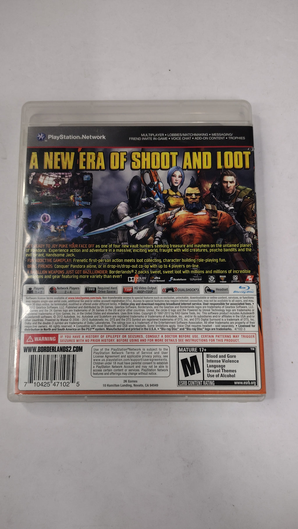 Sony PlayStation 3: Borderlands 2 – (Original Black Label)