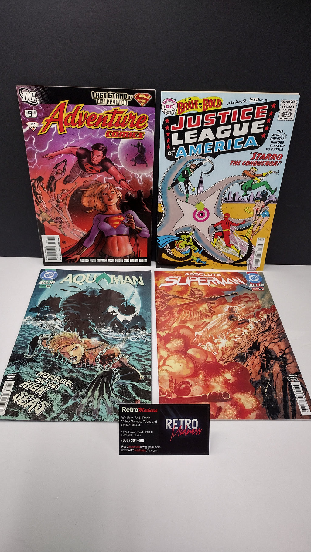 DC Comics Modern Era Lot – 4 Book Set - Lot P2 (Brand New / Unread)