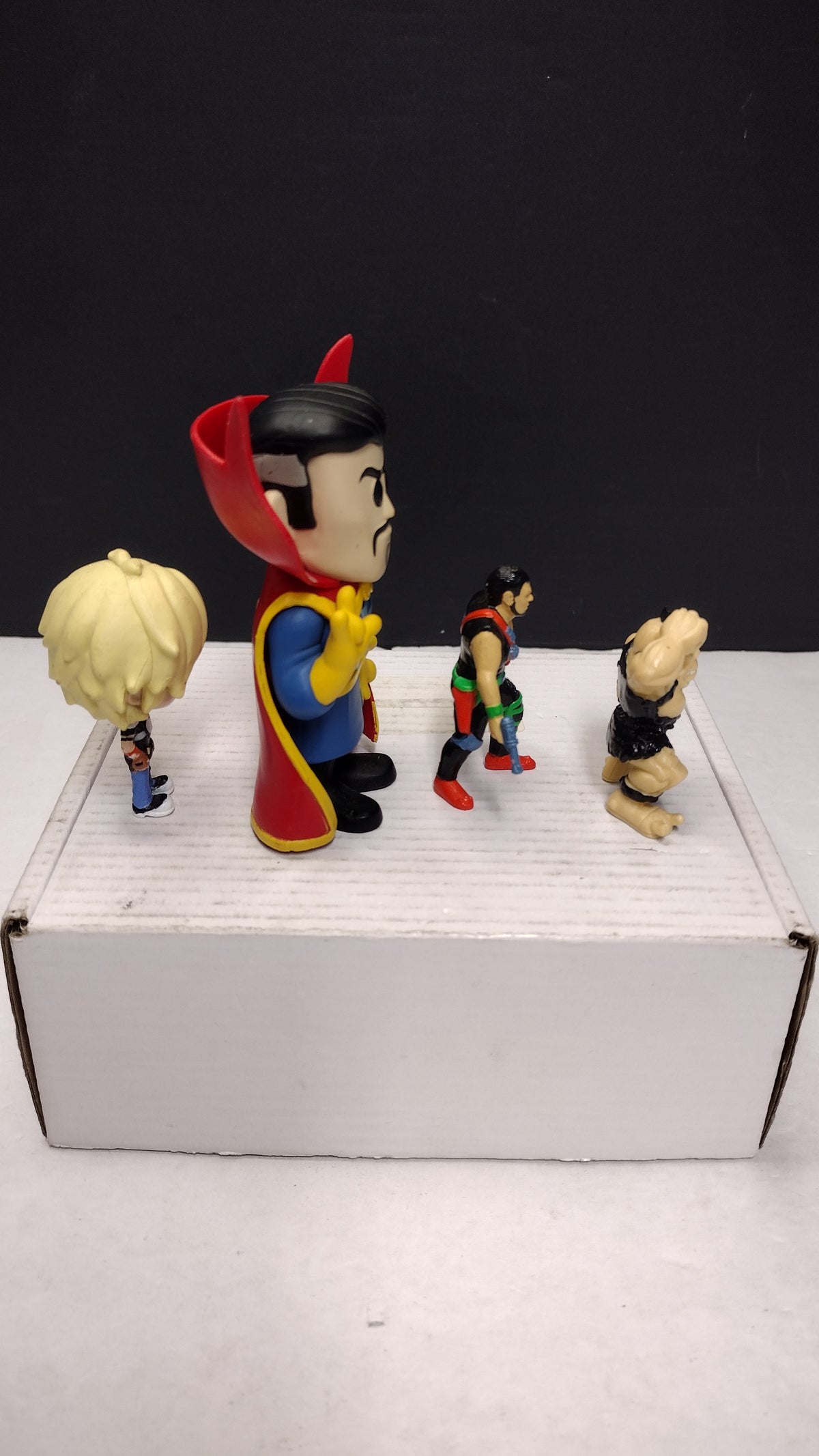 Lot of 4 Vintage Figures Funko Soda Dr Strange RWBY Monster Wrestlers
