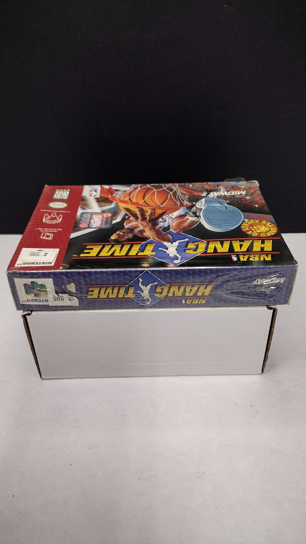 Vintage 1996 Nintendo 64 NBA Hang Time Game (Complete & Factory Sealed in Box with Protector)
