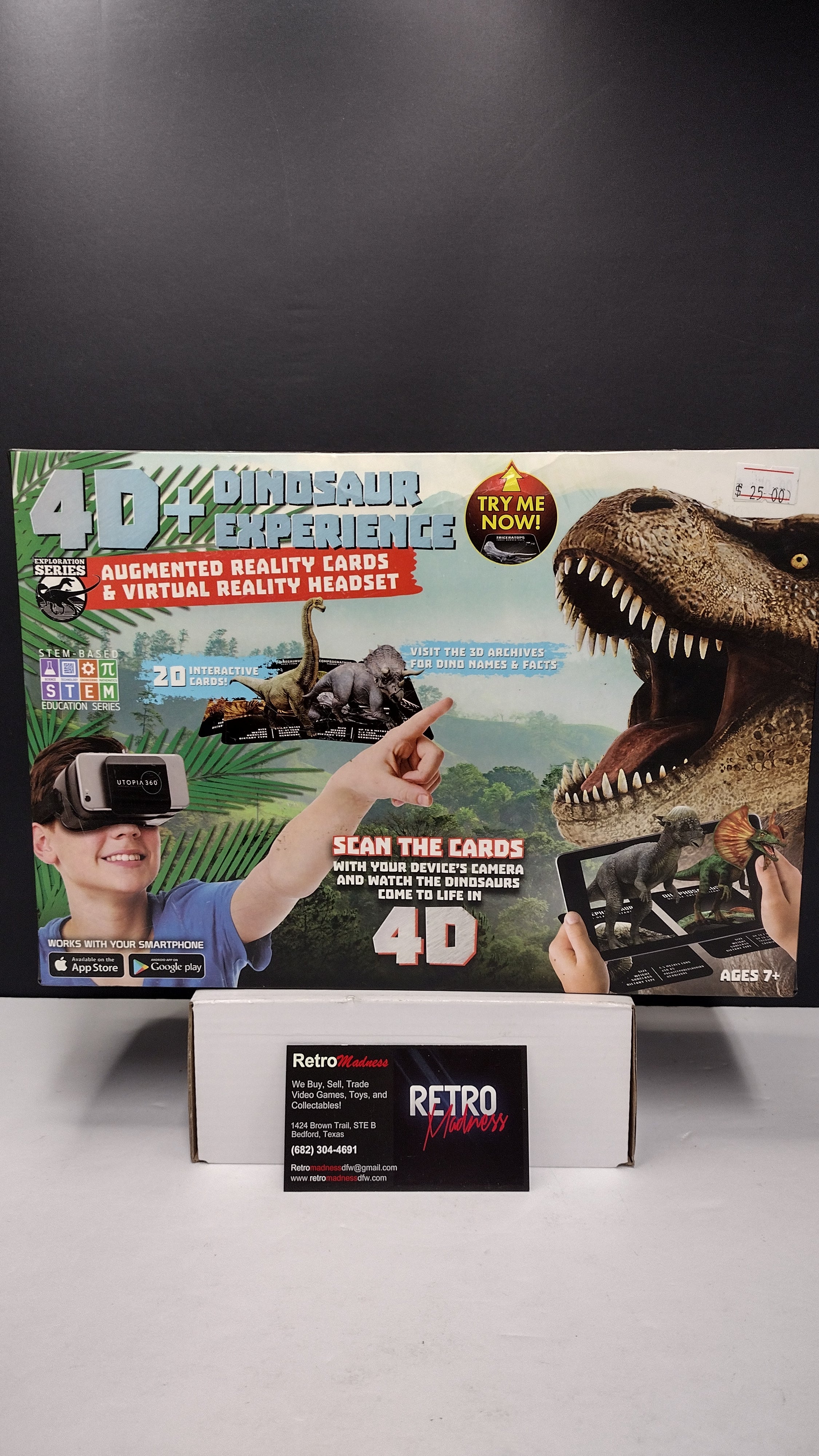 4D+ Dinosaur Experience VR Headset – STEM-Based Education Series (Tested)