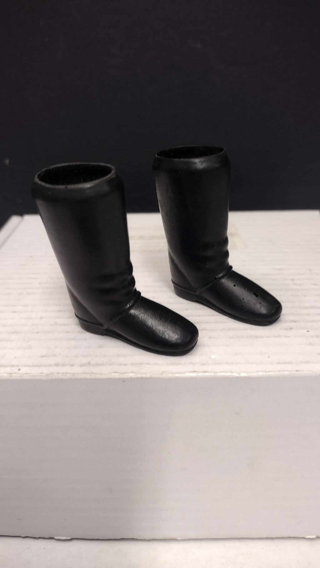 1973 Gabriel Lone Ranger Vintage Black Boots Pair Action Figure Gear