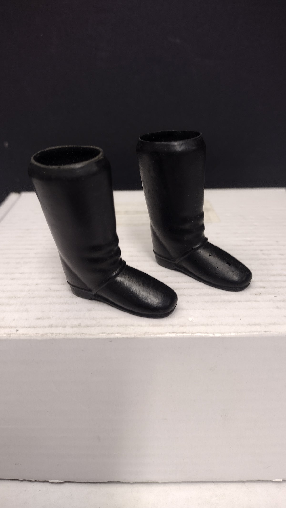 1973 Gabriel Lone Ranger Vintage Black Boots Pair Action Figure Gear