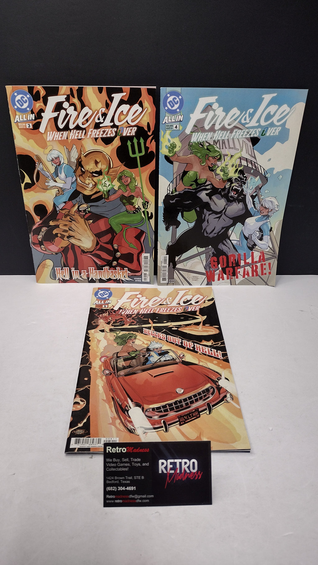 DC Comics Modern Era Lot – 3 Book Set - Lot F2 (Brand New / Unread)