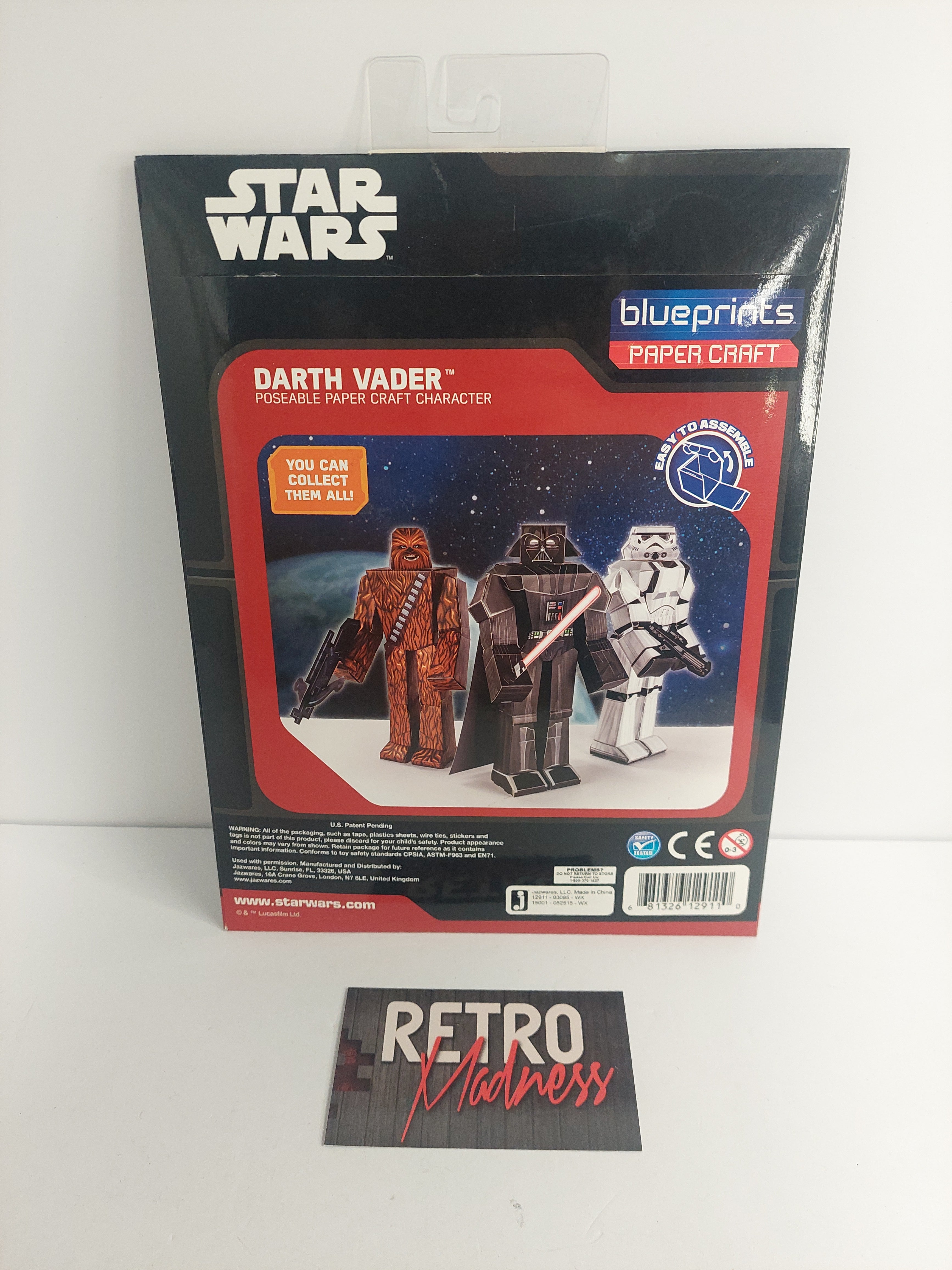 Disney Star Wars Darth Vader Poseable Paper Craft Character