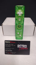 Rock Candy Controller Remote For Nintendo Wii Transparent Green- PL 8560C- Tested and Works