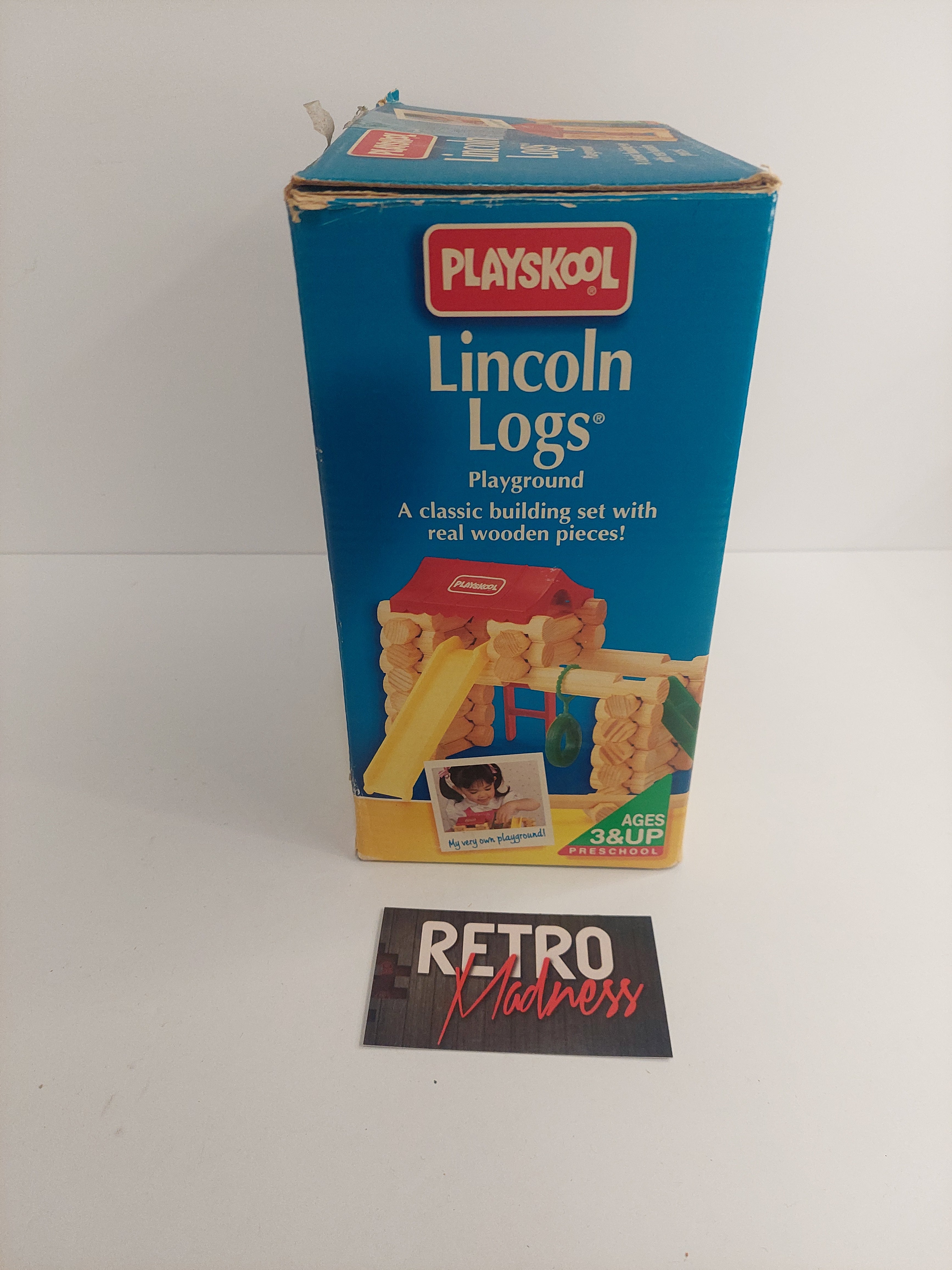 Vintage 1993 Playskool Lincoln Logs Playground
