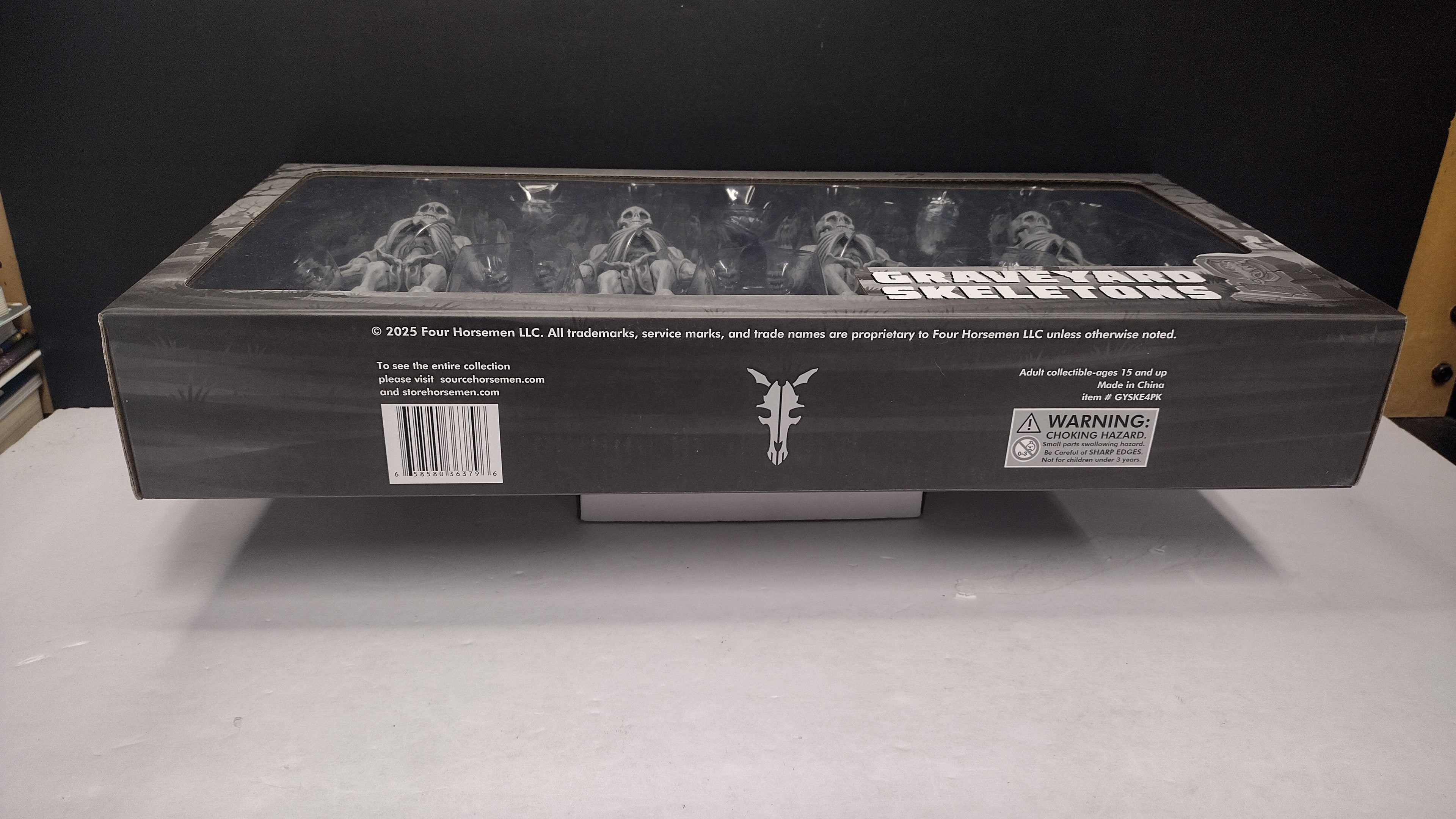 Four Horsemen Mythic Legions Graveyard Skeletons 4-Pack Action Figures (Factory Sealed in Box)