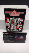 Vintage 1988 Original G1 Transformers Catilla Instruction Booklet