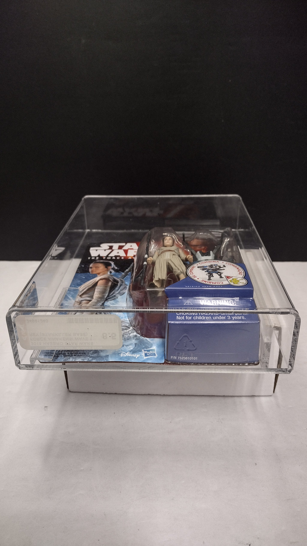 Star Wars: The Force Awakens Rey (Starkiller Base) 3.75" Action Figure – AFA Graded 8.5 NM+ (MIB)