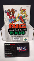 Nintendo 64 N64 Big Mountain 2000 Authentic Game Instruction Manual Only