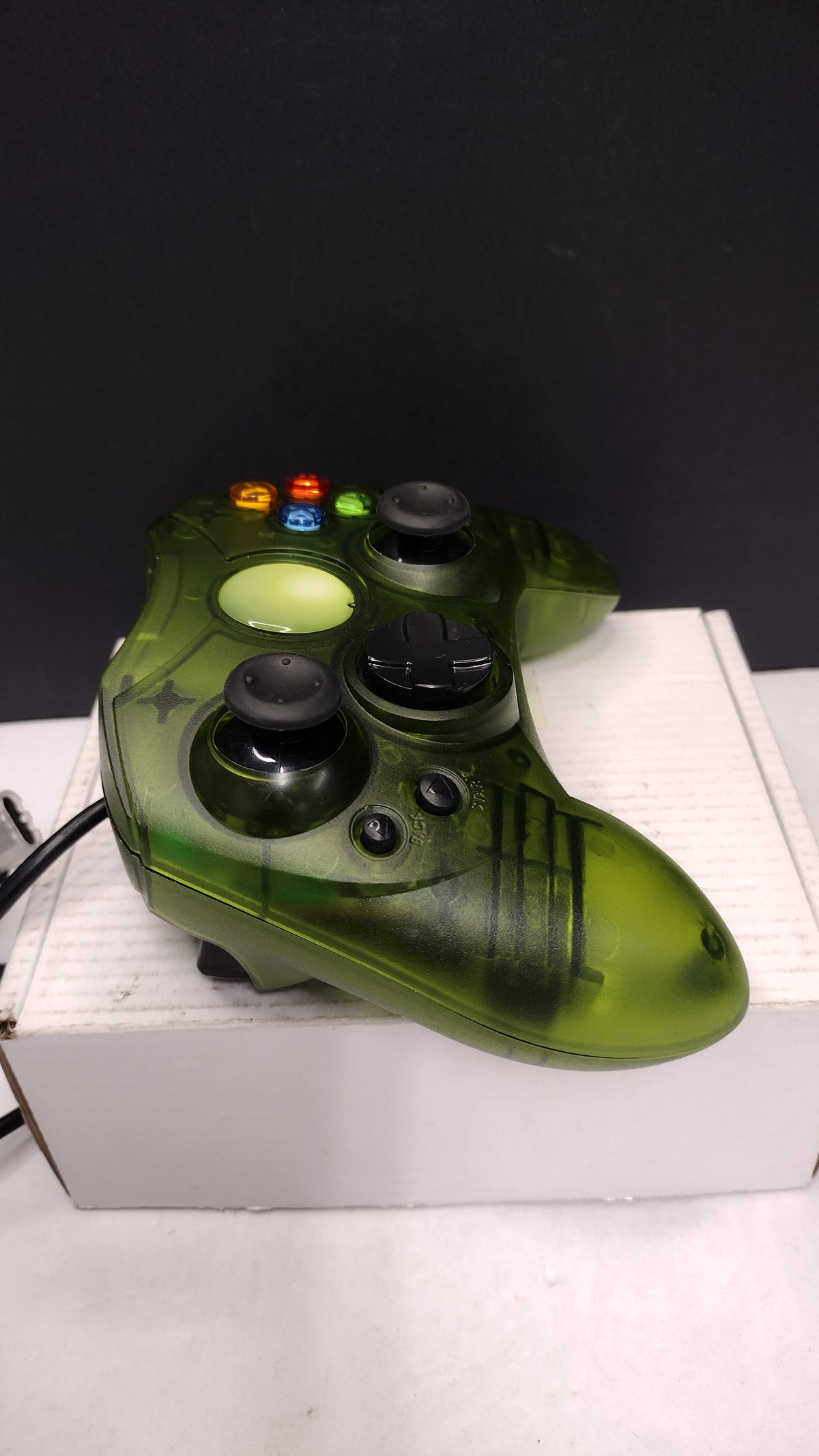 TTX Tech- Original Xbox- Wired Green Translucent Controller- Tested