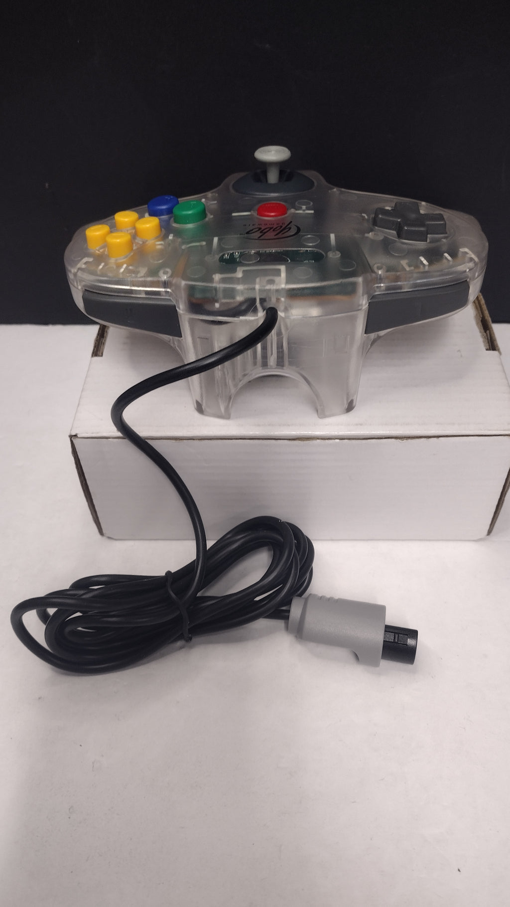 Yobo Nintendo 64 N64 Controller Clear Transparent Gamepad Tested Works