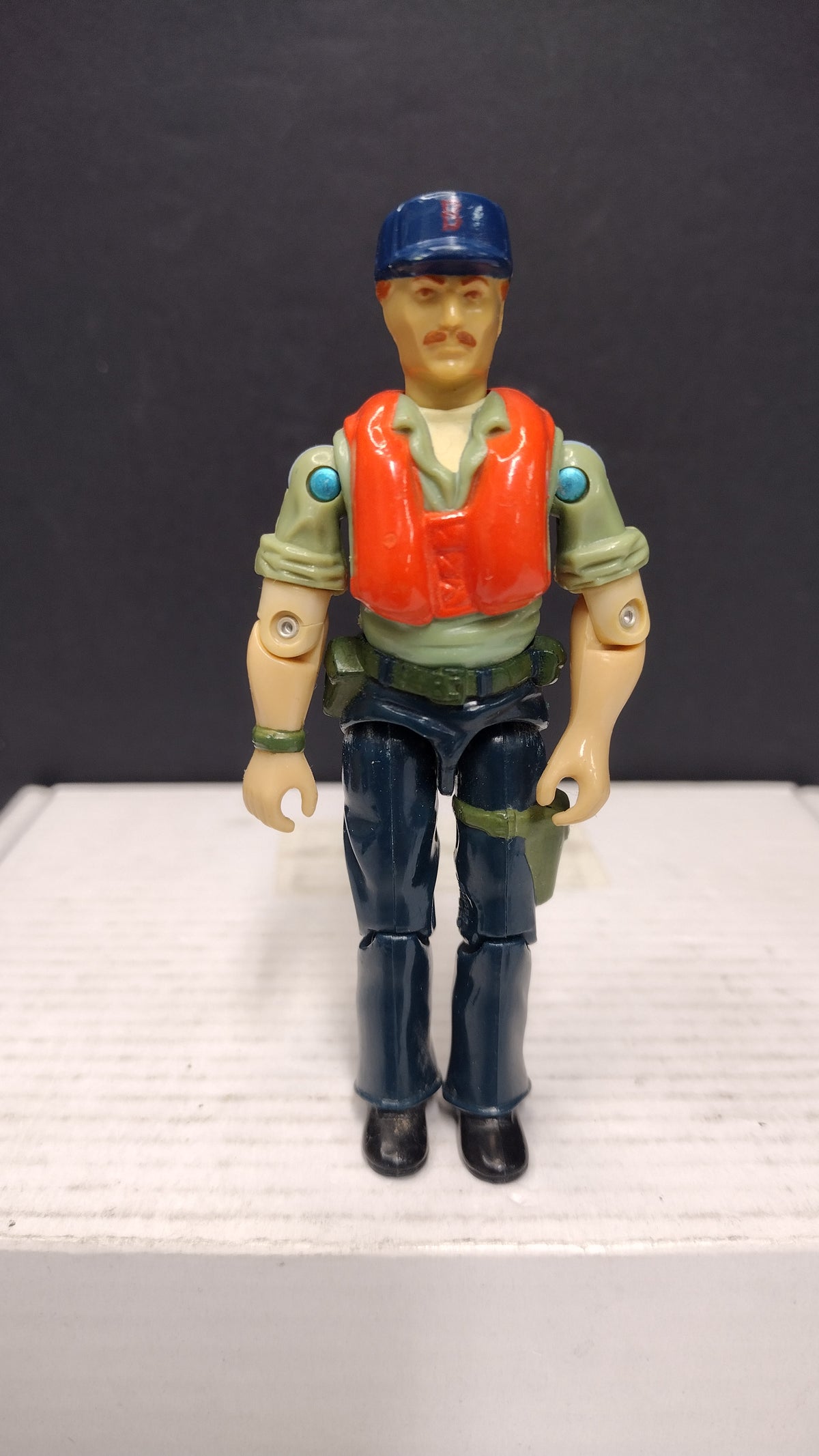 Vintage 1984 G.I. Joe: Cutter Killer WHALE Driver 3.75" Action Figure Hasbro