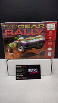 Vintage 1997 Nintendo 64 Top Gear Rally Game (Complete & Factory Sealed in Box with Protector)