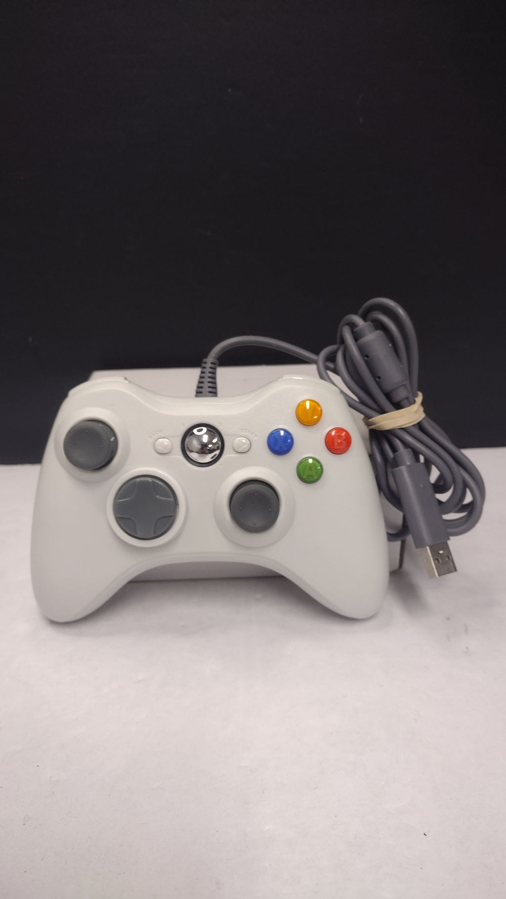 White Wired Controller for Xbox 360 Third Party Generic Gamepad Tested