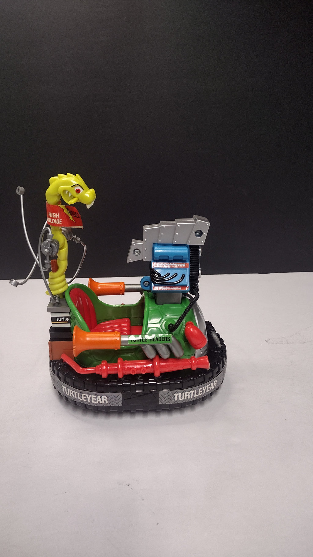 Vintage 1991 TMNT Don’s Krazy Carnival Car – Open Box with Instructions (Playmates)