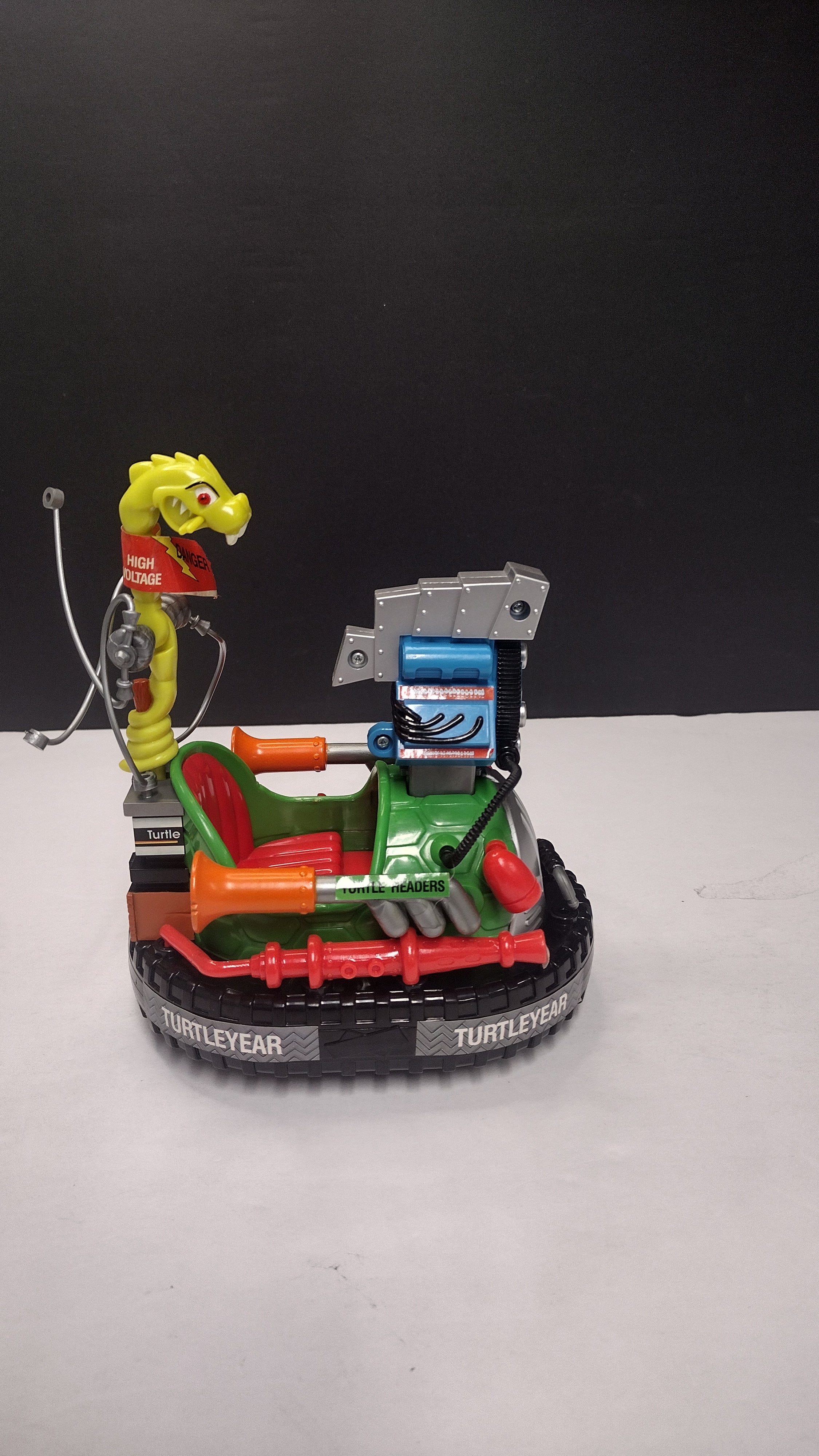 Vintage 1991 TMNT Don’s Krazy Carnival Car – Open Box with Instructions (Playmates)