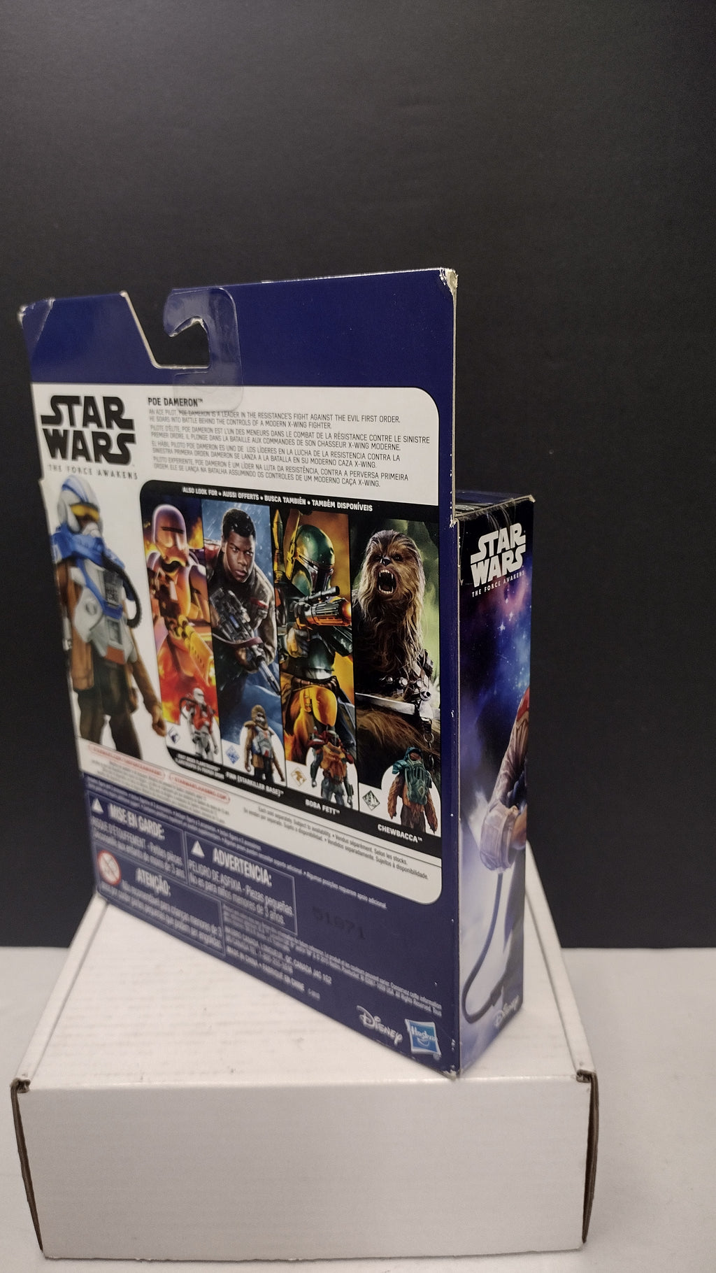 Star Wars: The Force Awakens – Poe Dameron (Desert Mission) 3.75-Inch Action Figure with Snap-On Armor • Hasbro 2015 Sealed in Box