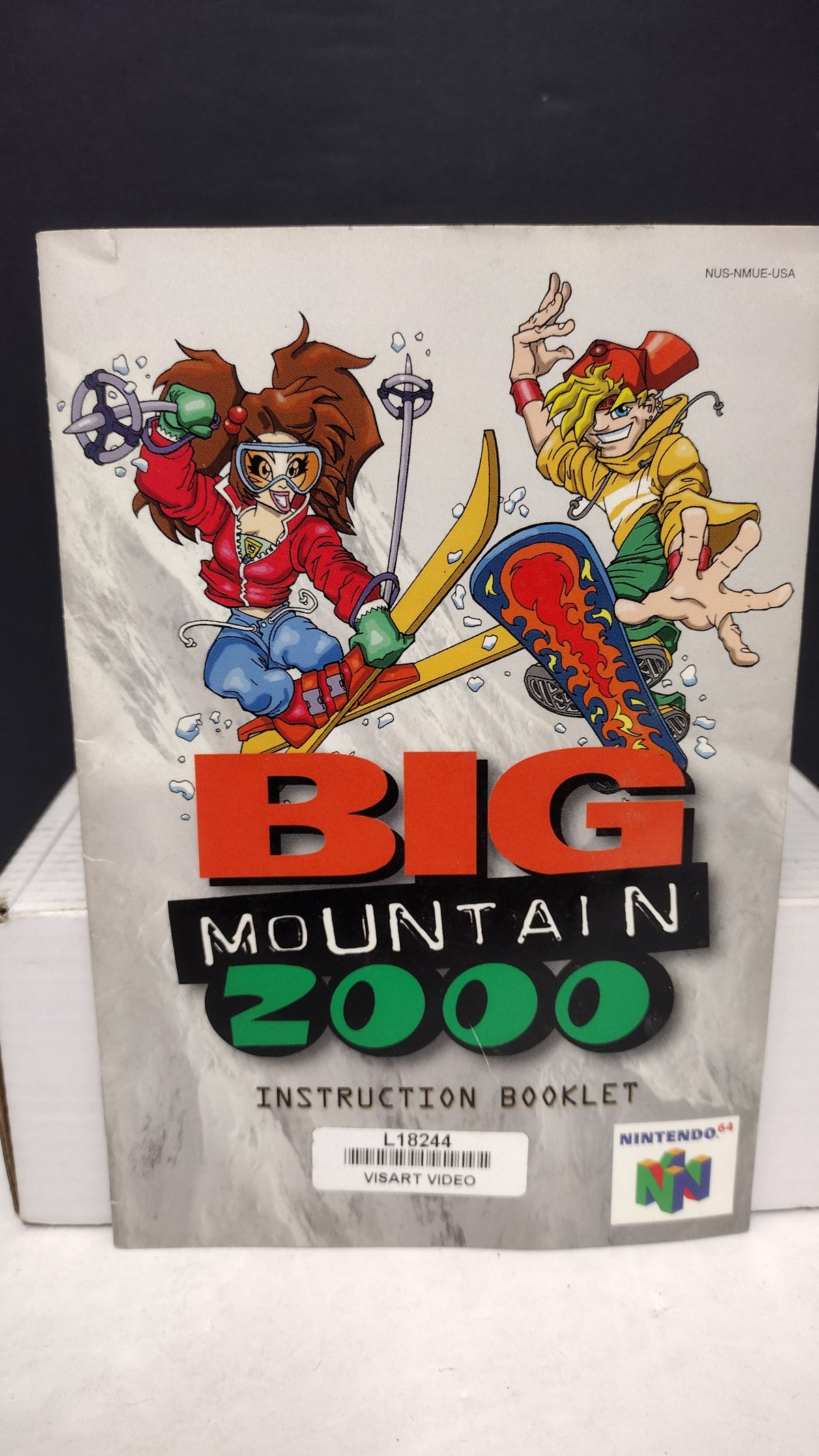 Nintendo 64 N64 Big Mountain 2000 Authentic Game Instruction Manual Only