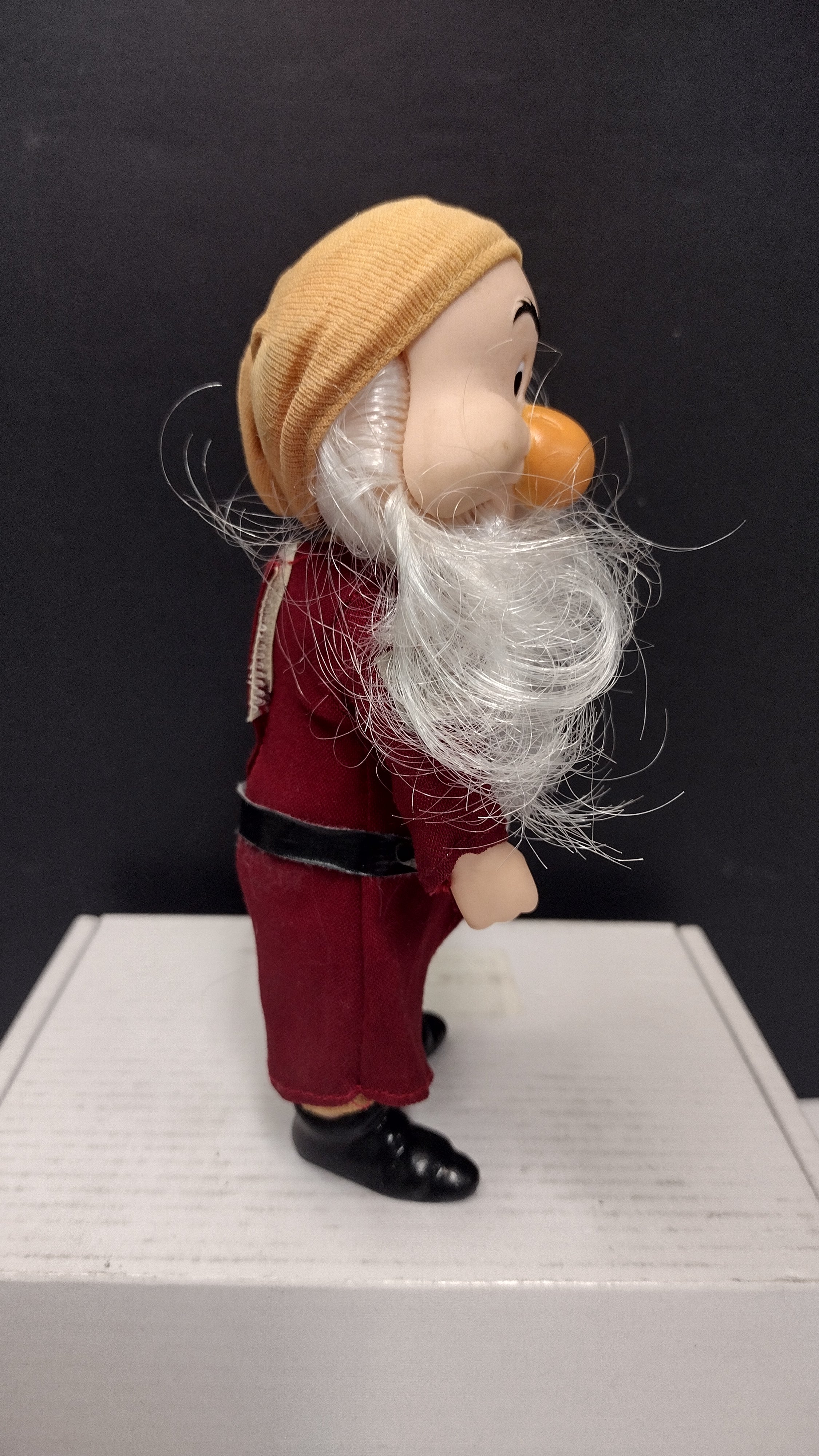 Vintage Bikin Grumpy Doll 6.5" Walt Disney Snow White & The Seven Dwarfs Loose with Clothes