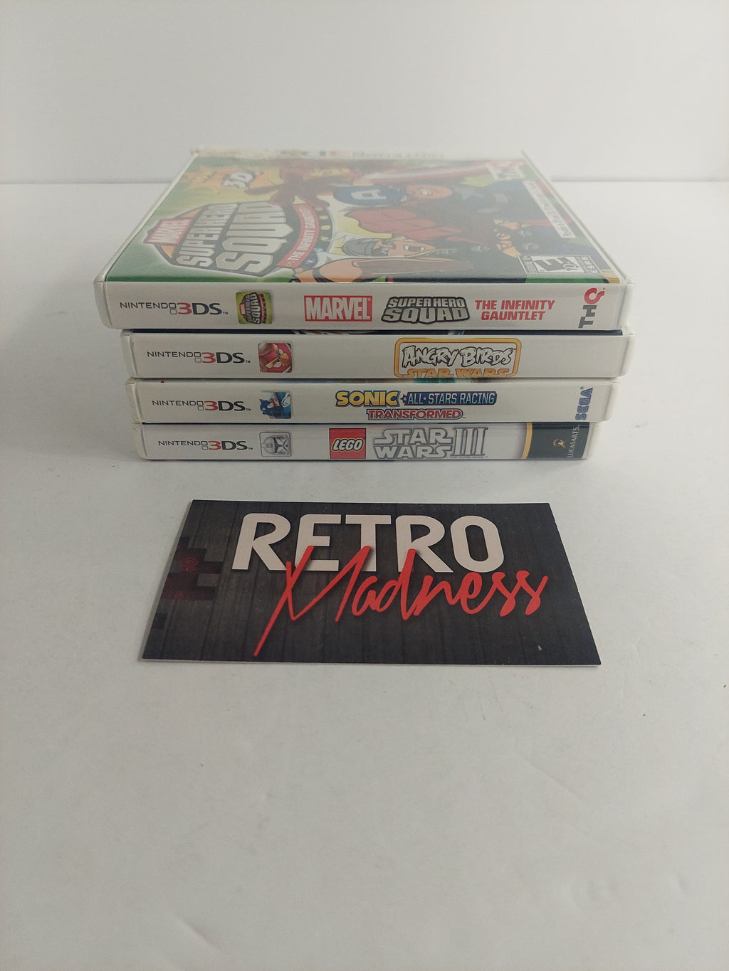 Nintendo 3DS Game Case No Games Lot of 4